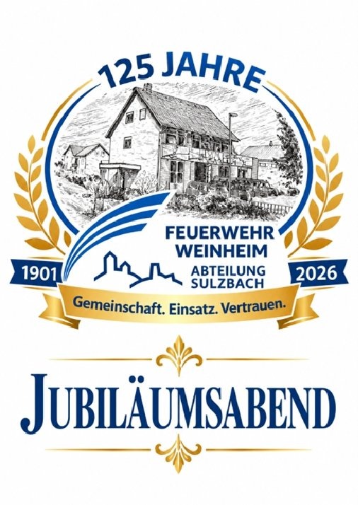 Weinheim: 125 Jahre Feuerwehr Weinheim Abteilung Sulzbach: Festakt würdigt Tradition, Einsatzbereitschaft und Gemeinschaft
