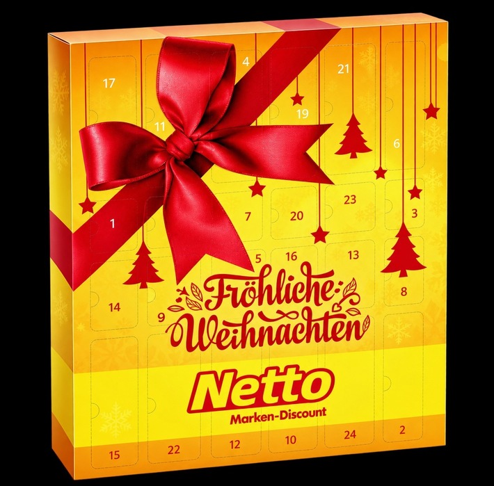 Handelsinnovation zur Vorweihnachtszeit: Eigenmarken-Adventskalender von Netto Marken-Discount