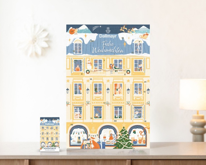 Limitierte Weihnachtsedition: Dallmayr Tee-Adventskalender