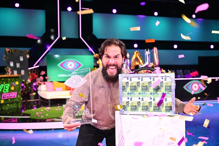 Reiche Ernte! „Promi Big Brother“ feiert eine erfolgreiche 14. Staffel und Sieger Maurice Dziwak den Gewinn von 100.000 Euro